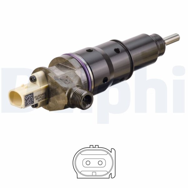 Delphi Injektor BEBJ1F06101 neu